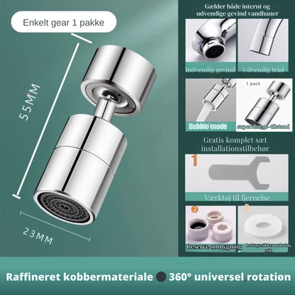 HaneFlex™ | 360-Graders Vandhaneudløb