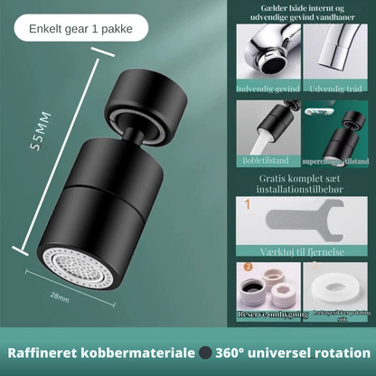 HaneFlex™ | 360-Graders Vandhaneudløb