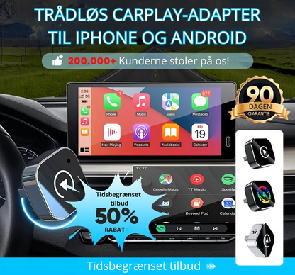 AutoSync™ | Trådløs CarPlay & Android Auto