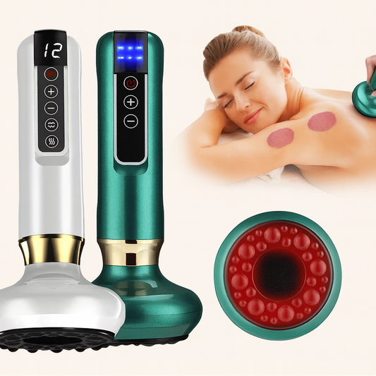 CelluEase™  | 3-i-1 elektrisk massageapparat med cupping, infrarød varme, anti-cellulite