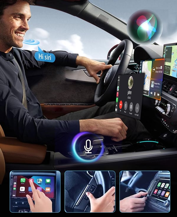 AutoSync™ | Trådløs CarPlay & Android Auto